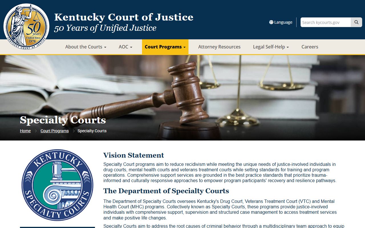 Adair County Circuit Court Clerk records Kentucky Specialty Courts