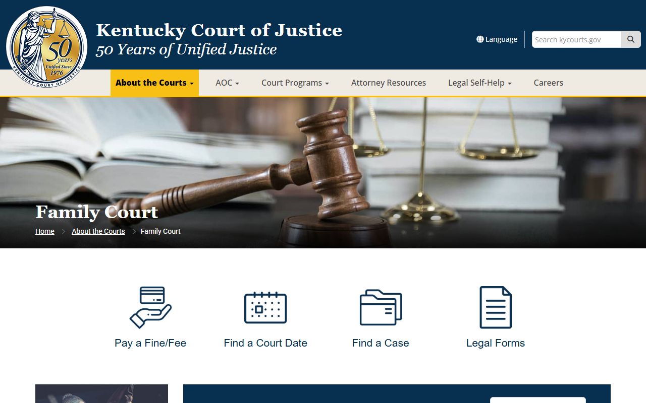 Adair County court dockets Family Court