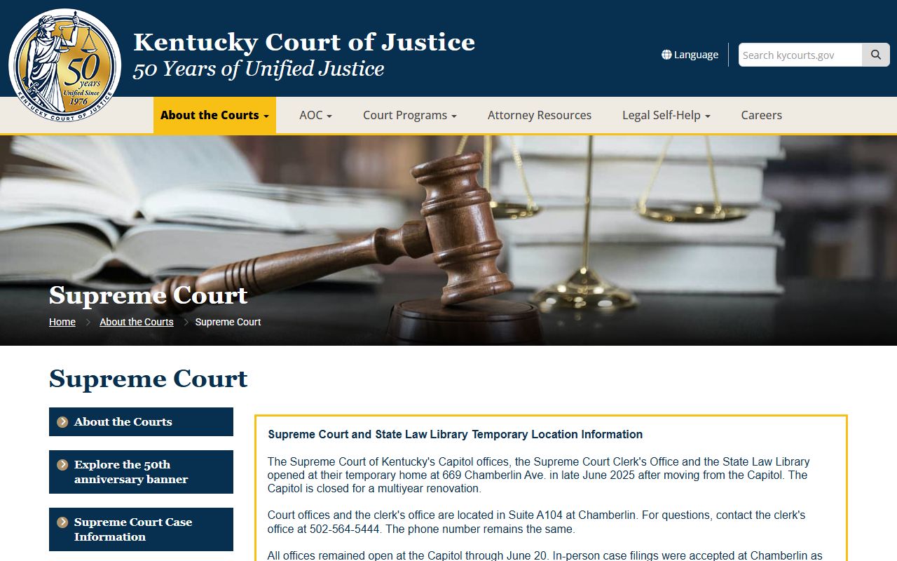 Adair County court dockets Supreme Court