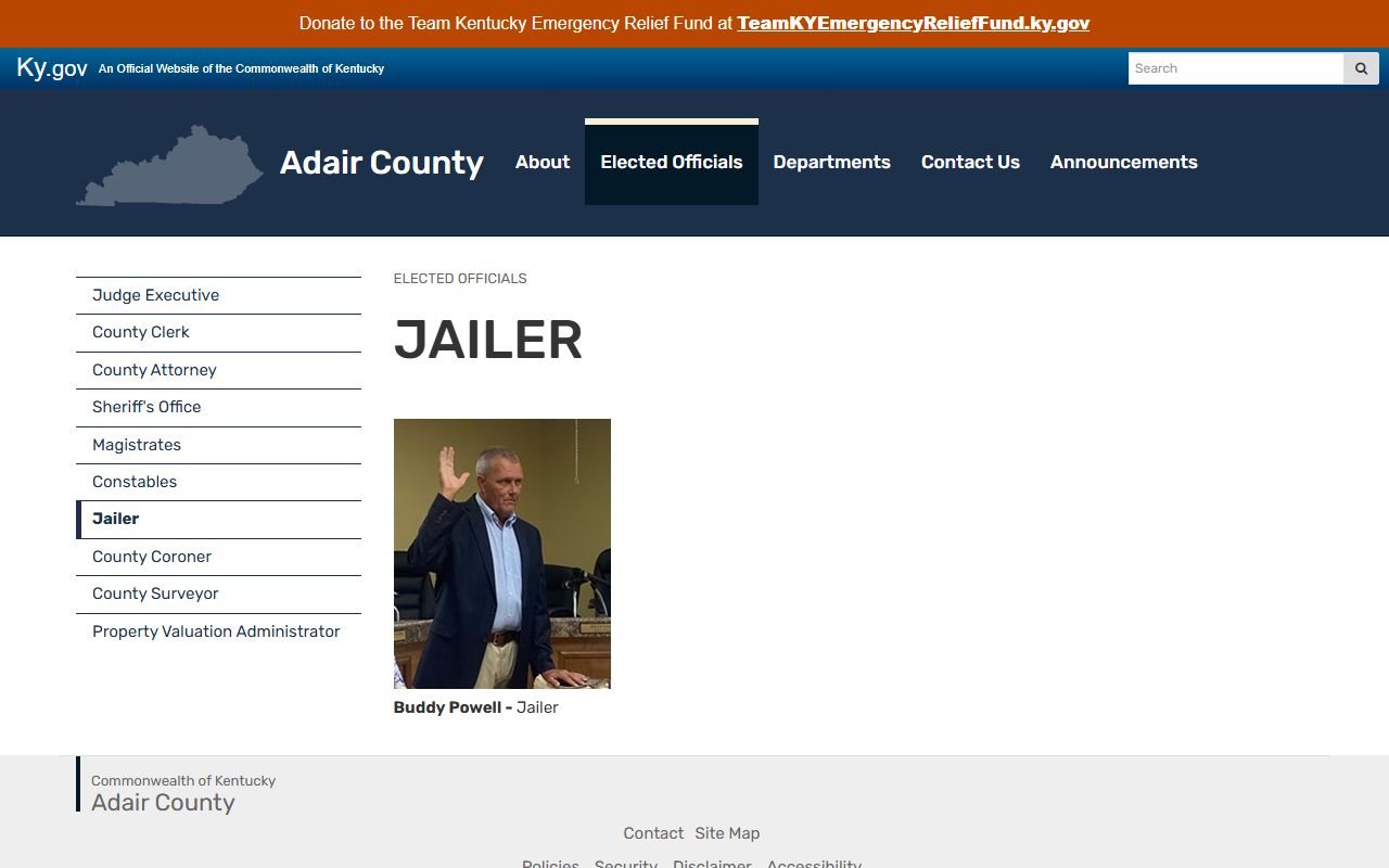 Adair County inmate records jailer source