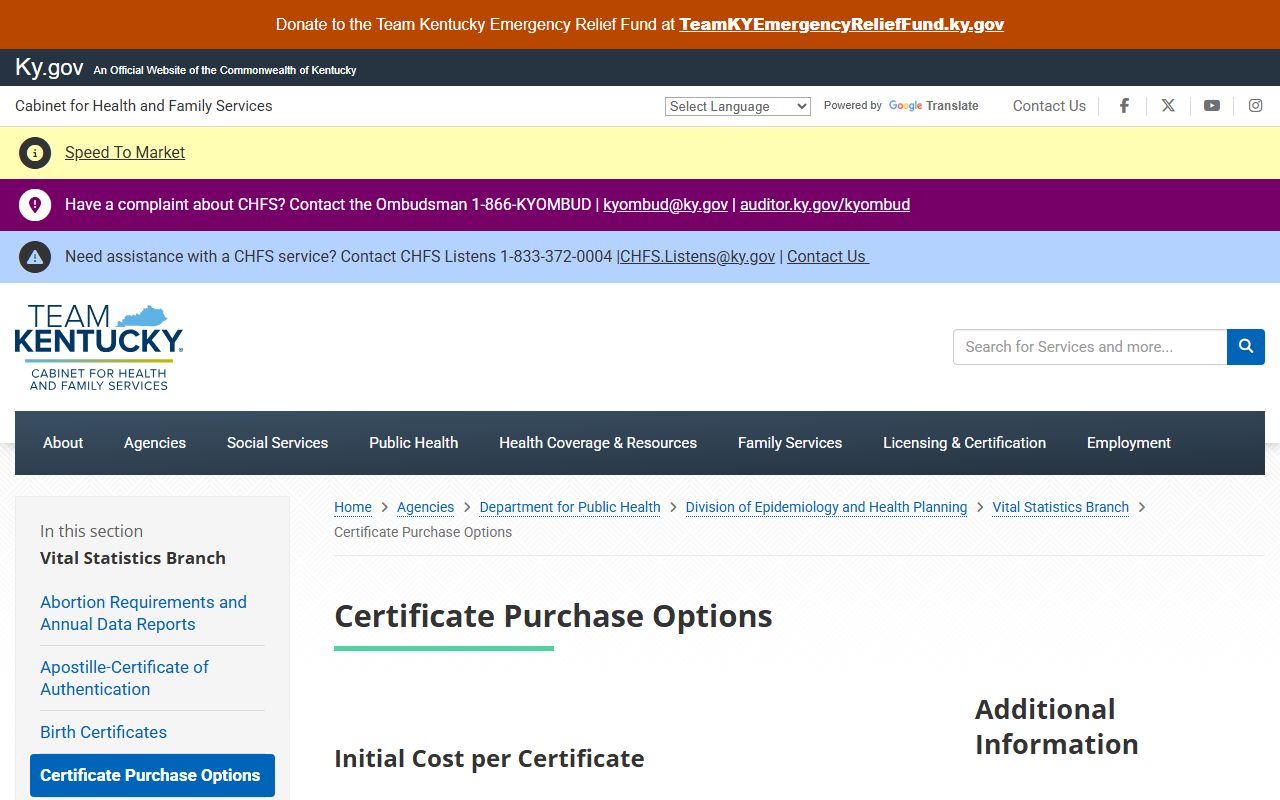 Adair County marriage divorce records Kentucky OVS purchase options