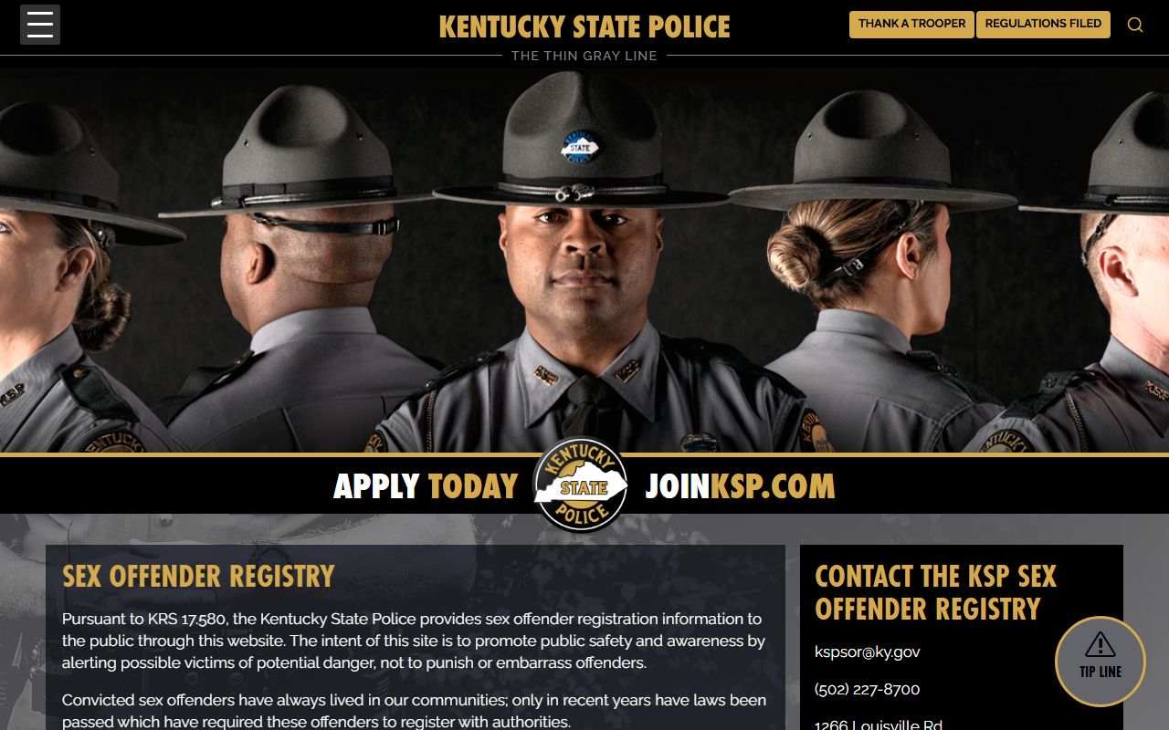 Adair County warrant records Kentucky State Police registry information
